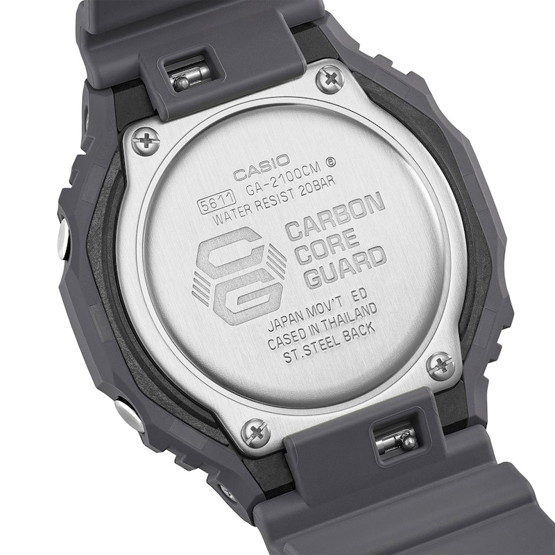Main Image 3 of G-Shock GA-2100CM-8AER Original Camouflage Series Black Dial Grey Resin Strap Watch