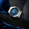 Thumbnail Image 4 of G-Shock GBM-2100A-2BER G-Steel 2100 Series Blue Octagonal Dial Black Strap Bluetooth Solar Watch