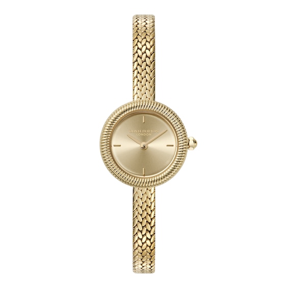 Olivia Burton Finery Gold Yellow Gold IP Dial & Stainless Steel Bracelet Watch
