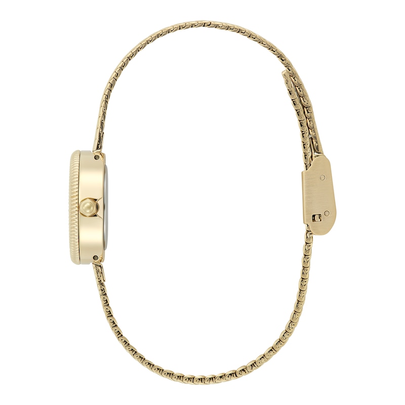 Main Image 4 of Olivia Burton Finery Gold Yellow Gold IP Dial & Stainless Steel Bracelet Watch