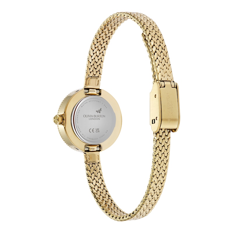Main Image 5 of Olivia Burton Finery Gold Yellow Gold IP Dial & Stainless Steel Bracelet Watch