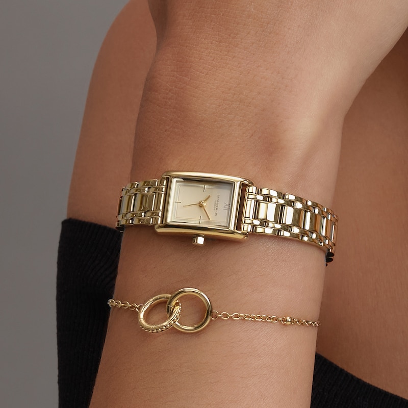 Main Image 7 of Olivia Burton Petit Grove Ladies' Light Gold IP Bracelet Watch