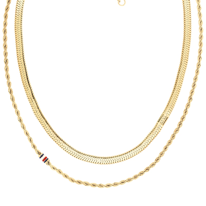 Main Image 2 of Tommy Hilfiger Women's Gold-Plated Layered Necklace