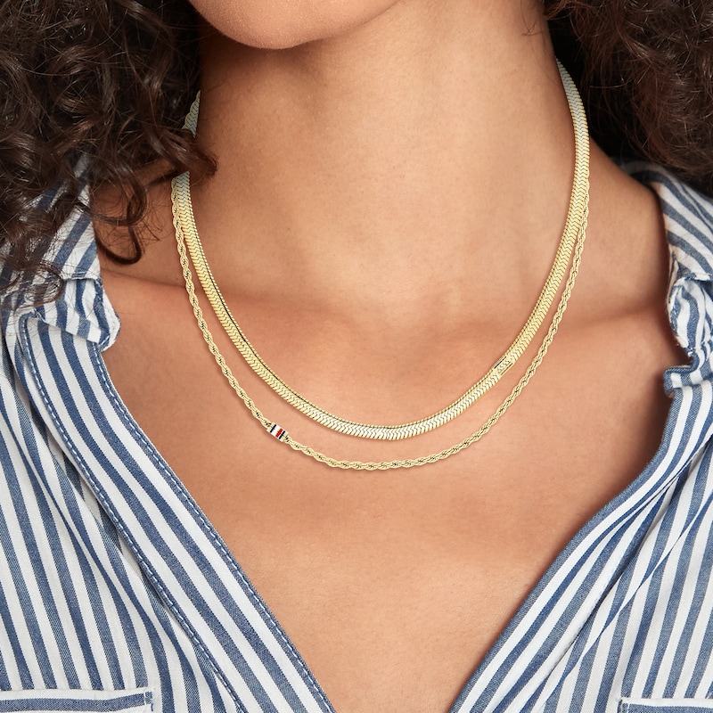 Main Image 3 of Tommy Hilfiger Women's Gold-Plated Layered Necklace