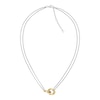 Thumbnail Image 2 of Tommy Hilfiger Women's Two Toned Gold-Plated and Stainless Steel Nautical Knot Necklace