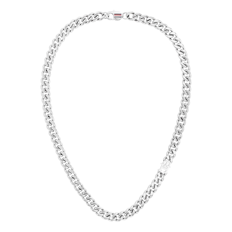 Main Image 2 of Tommy Hilfiger Men’s TH85 Stainless Steel Curb Chain Necklace