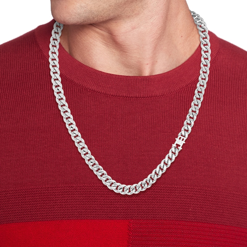 Main Image 3 of Tommy Hilfiger Men’s TH85 Stainless Steel Curb Chain Necklace