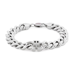 Tommy Hilfiger Men’s TH85 Stainless Steel Curb Chain Bracelet
