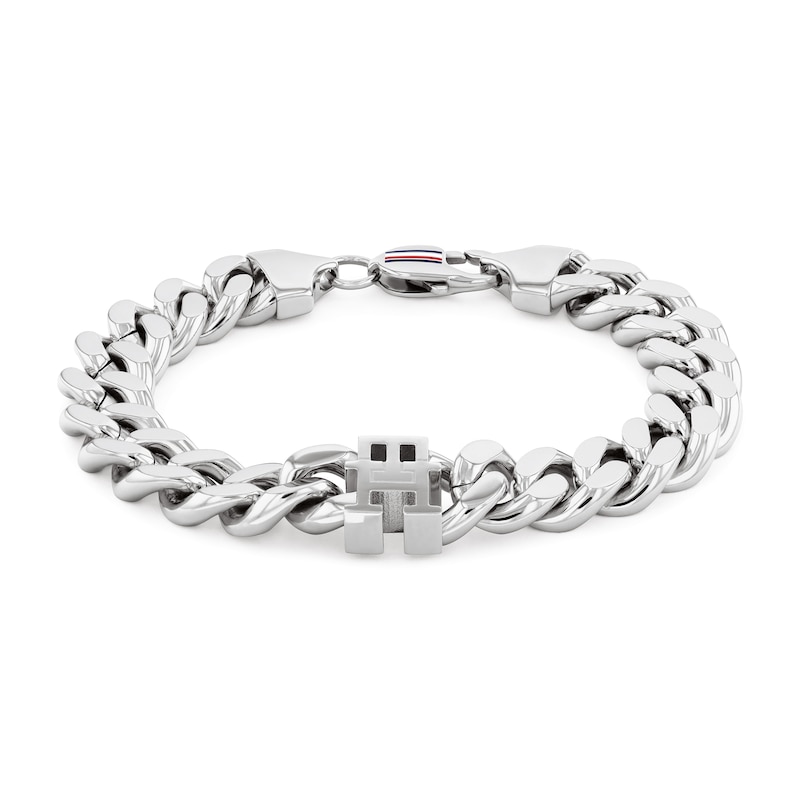 Main Image 1 of Tommy Hilfiger Men’s TH85 Stainless Steel Curb Chain Bracelet