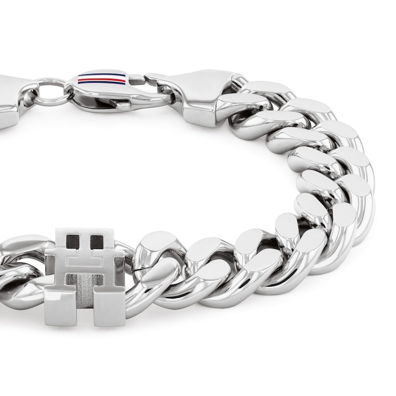 Main Image 2 of Tommy Hilfiger Men’s TH85 Stainless Steel Curb Chain Bracelet