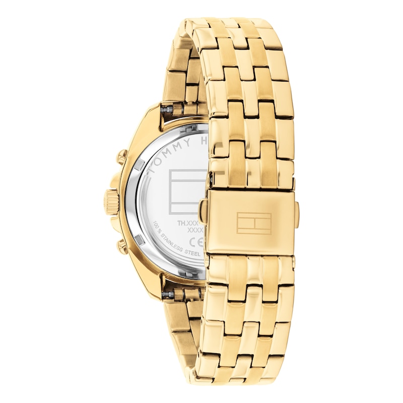 Main Image 2 of Tommy Hilfiger 36mm Women's Gold Sunray Dial Gold-Plated Bracelet Watch
