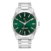 Thumbnail Image 1 of Tommy Hilfiger 43mm Men's Green Textured Sunray Dial Stainless Steel Bracelet Watch