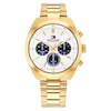 Thumbnail Image 1 of Tommy Hilfiger 40mm Men's Cream Dial Gold-Plated Bracelet Watch