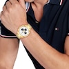 Thumbnail Image 4 of Tommy Hilfiger 40mm Men's Cream Dial Gold-Plated Bracelet Watch