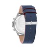 Thumbnail Image 2 of Tommy Hilfiger 44mm Men's Navy Blue Dial Navy Blue Leather Strap Watch