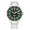 Thumbnail Image 1 of Tommy Hilfiger 43mm Men's Emerald Green Dial Stainless Steel Bracelet Watch