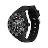 Thumbnail Image 2 of Tommy Hilfiger 44mm Men's Navy Blue Dial Black Silicone Watch