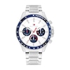 Thumbnail Image 1 of Tommy Hilfiger 44mm Men's White Dial Stainless Steel Bracelet Watch