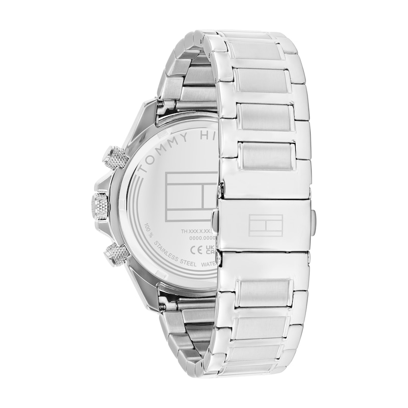 Main Image 3 of Tommy Hilfiger 44mm Men's White Dial Stainless Steel Bracelet Watch