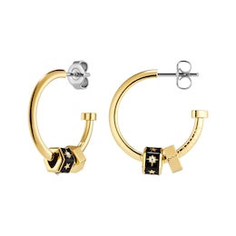 Olivia Burton Women's Signature Bead Charm Hoop Earrings