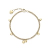 Thumbnail Image 1 of Olivia Burton Women's Mini Heart Light Gold IP Double Layered Bracelet