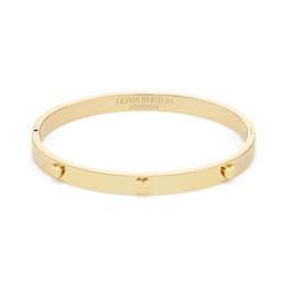 Olivia Burton Women's Mini Heart Light Gold IP Bangle
