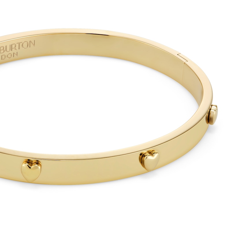 Main Image 3 of Olivia Burton Women's Mini Heart Light Gold IP Bangle
