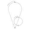 Thumbnail Image 2 of Olivia Burton Women's Hex Interlink Stainless Steel Necklace & Bracelet Gift Set