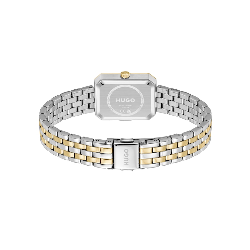 Main Image 2 of HUGO Women's #COSY Two Tone Green Dial Bracelet Watch