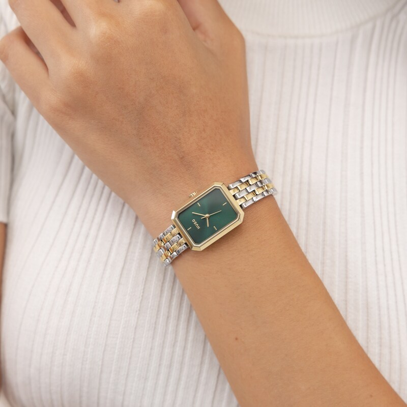 Main Image 5 of HUGO Women's #COSY Two Tone Green Dial Bracelet Watch