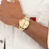 Thumbnail Image 5 of HUGO #SMOOTH Men's 41mm Gold Tone IP Bracelet Watch