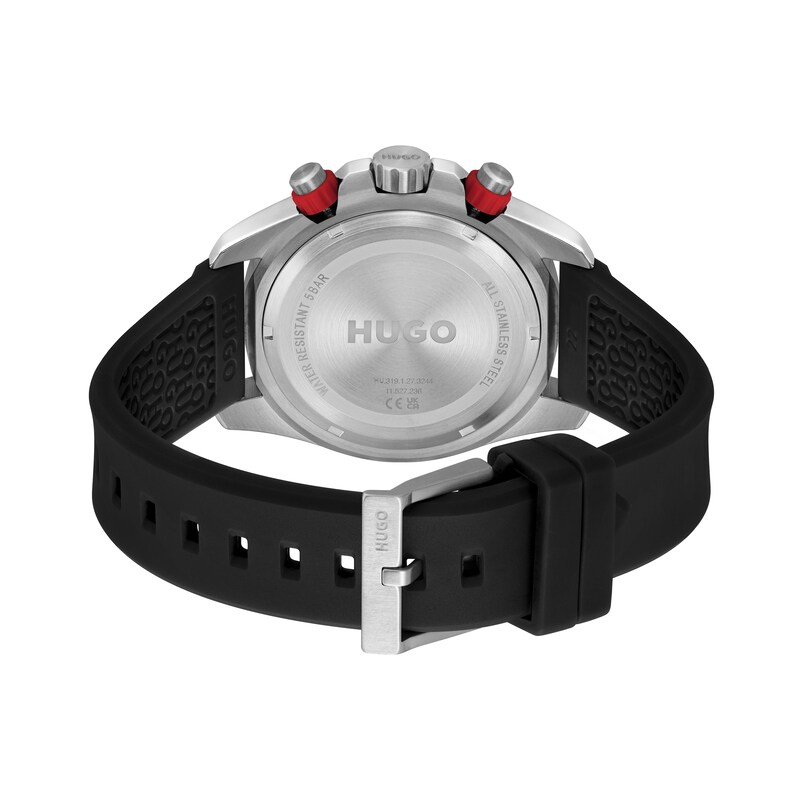 Main Image 3 of HUGO #DIVE Men's 44mm Stainless Steel & Silicone Strap Watch