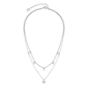 Thumbnail Image 2 of Olivia Burton Women's Mini Heart Stainless Steel Double Layered Necklace