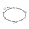 Thumbnail Image 2 of Olivia Burton Women's Mini Heart Stainless Steel Double Layered Bracelet