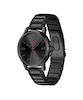 Thumbnail Image 3 of HUGO Men's #SMOOTH Black Cardholder & Black IP Stainless Steel Watch Gift Set