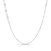 Thumbnail Image 1 of Sterling Silver Double Row Station Chain 18"