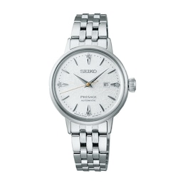 Seiko Presage Cocktail Time Diamond & Stainless Steel Watch