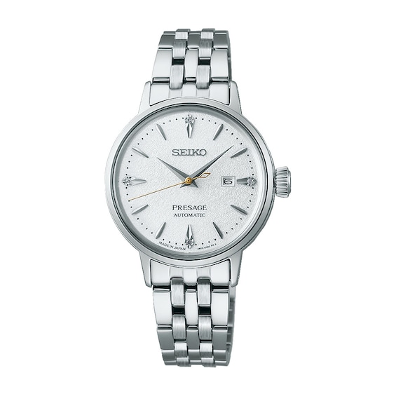 Seiko Presage Cocktail Time Diamond & Stainless Steel Watch
