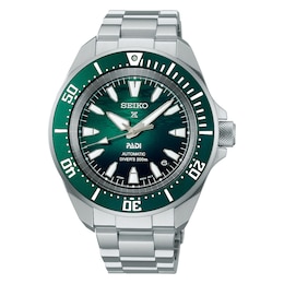 Seiko Prospex PADI 60th Anniversary 4R Compact Green Mechanical Diver's Stainless Steel Watch