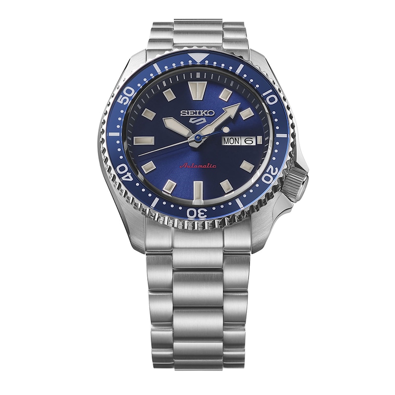 Main Image 3 of Seiko 5 Sports SKX Redux Men's Koniro Blue Dial Stainless Steel Bracelet Watch