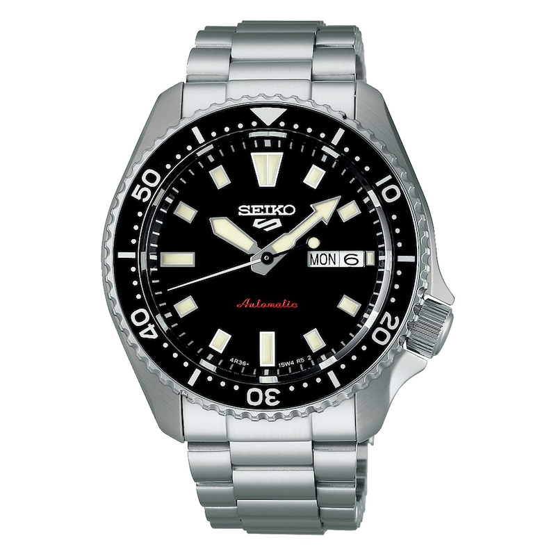 Main Image 1 of Seiko 5 Sports SKX Redux Men's Kuro Black Dial Stainless Steel Bracelet Watch