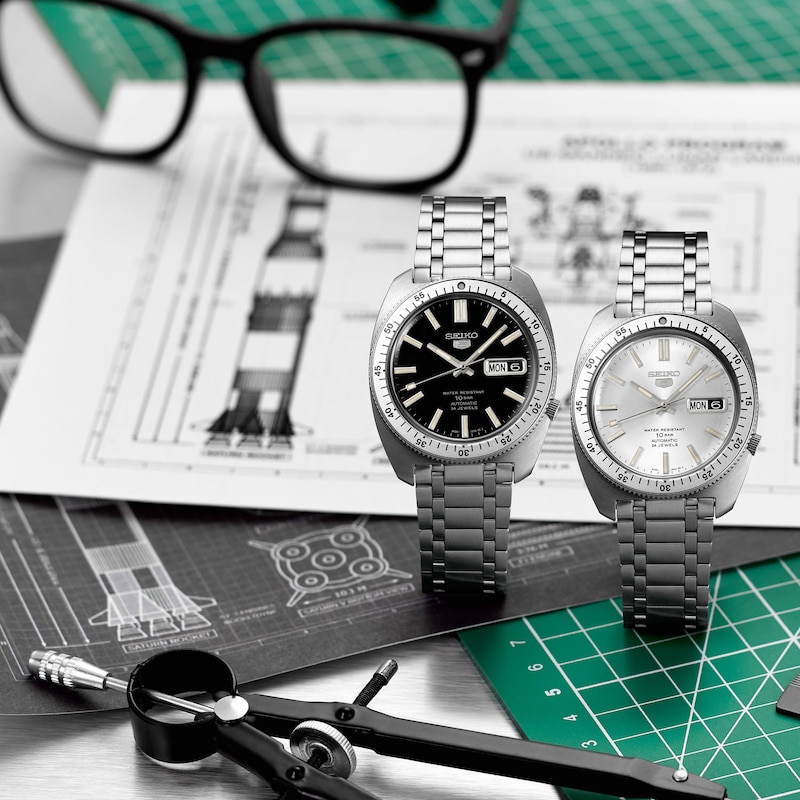 Main Image 7 of Seiko 5 Sports ‘Gene Kranz’ Recreation Limited Edition Stainless Steel Bracelet Watch