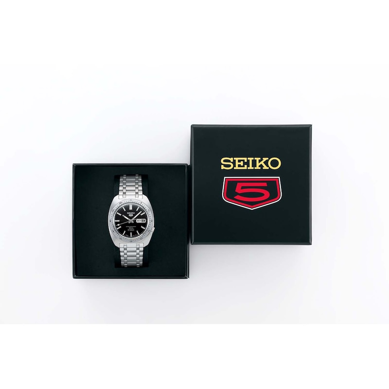 Main Image 5 of Seiko 5 Sports ‘Gene Kranz’ Recreation Limited Edition Black Dial Stainless Steel Watch