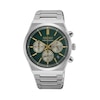 Thumbnail Image 1 of Seiko Conceptual Sport Men's Green Chronograph Dial Stainless Steel Bracelet Watch
