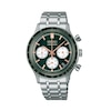 Thumbnail Image 1 of Seiko Conceptual Sport Men's Green Chronograph Stainless Steel Bracelet Watch