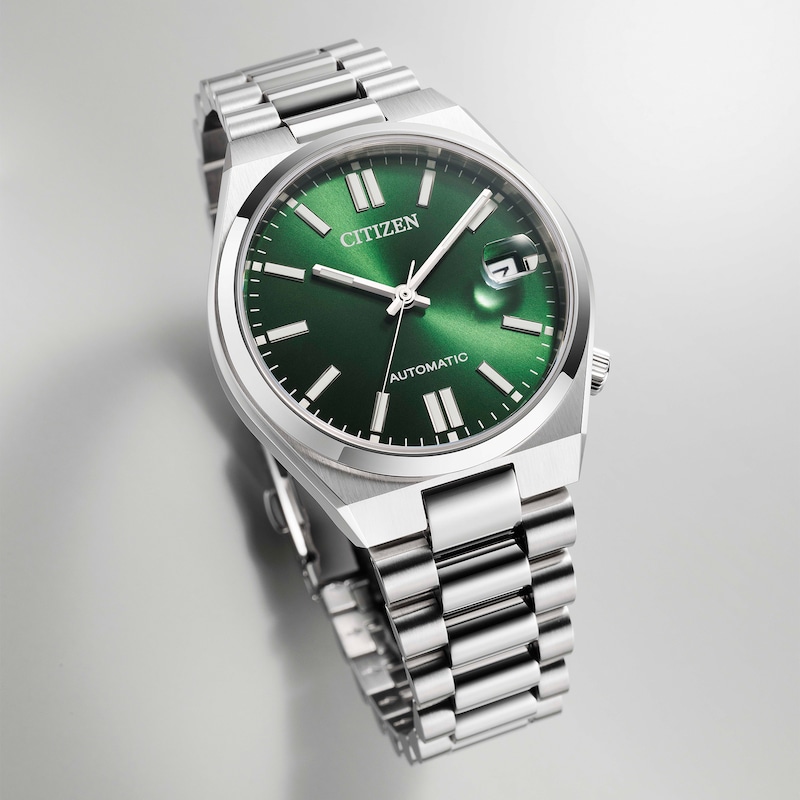 Main Image 5 of Citizen Automatic Tsuyosa Green Dial & Stainless Steel Watch