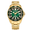 Thumbnail Image 1 of Citizen Eco-Drive Promaster Green Dial & Gold Tone Bracelet Watch