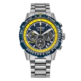 Citizen Eco-Drive Promaster Blue Angels Two Colour Dial & Stainless Steel Watch
