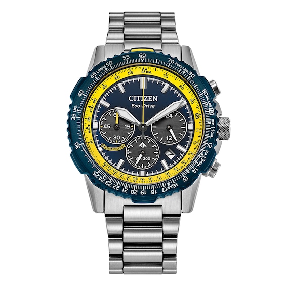 Citizen Eco-Drive Promaster Blue Angels Two Colour Dial & Stainless Steel Watch