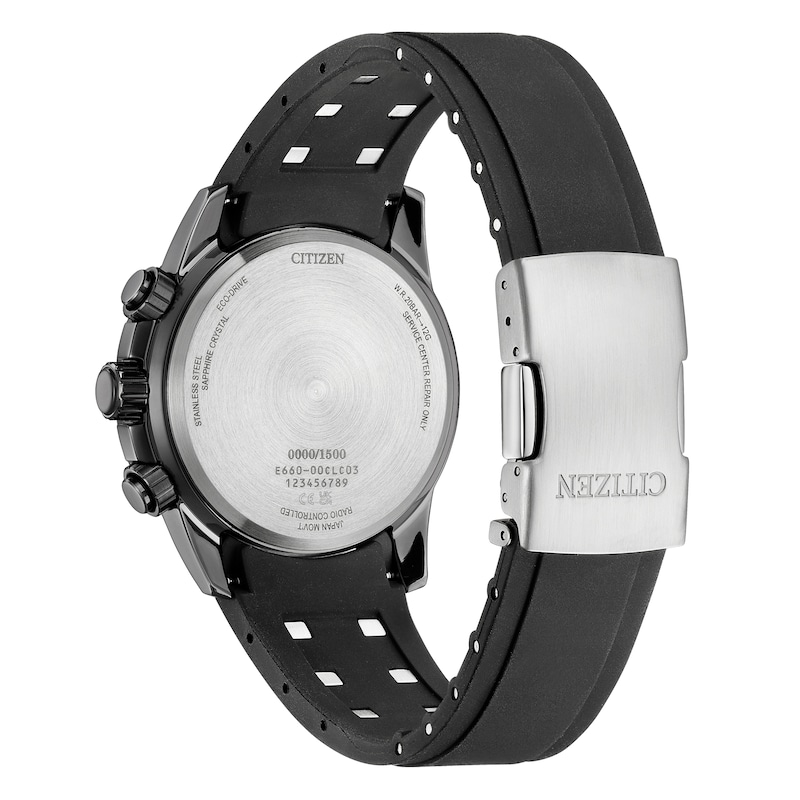 Main Image 3 of Citizen Eco-Drive Perpetual Chrono A.T Black Stainless Steel Bracelet Watch